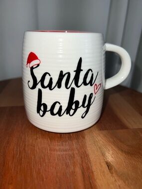Santa, baby hot cocoa / coffee mug 12 oz